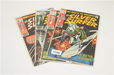 Lot 1237 - The Silver Surfer No's. 11, 12, 13, 14, 15, 16, 17 and 18