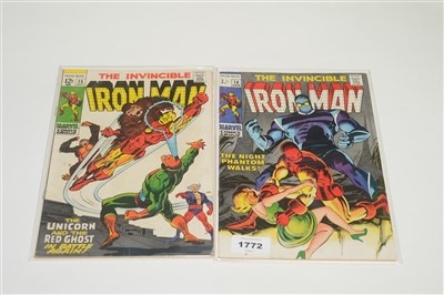 Lot 1772 - The Invincible Iron Man Comics