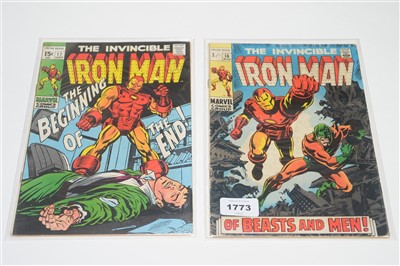 Lot 1773 - The Invincible Iron Man Comics