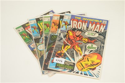 Lot 1775 - The Invincible Iron Man Comics