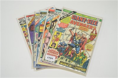 Lot 1791 - King-Size Avengers Comics