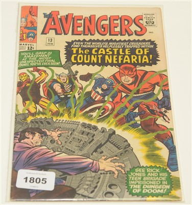 Lot 33 - The Avengers No's. 3, 5, 11, 13, 14, 17 and 18