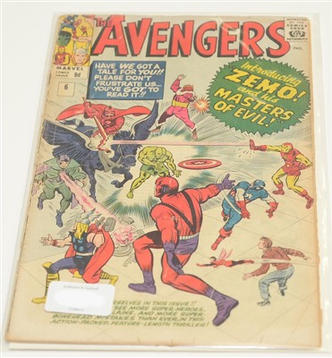 Lot 999 - The Avengers No's. 6, 7 and 9