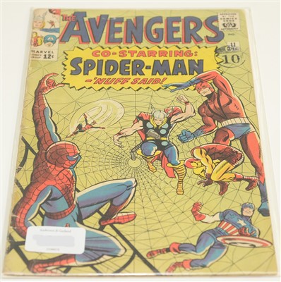 Lot 1000 - The Avengers No's. 11, 13, 14, 17 and 18