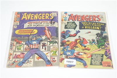 Lot 1810 - The Avengers Nos.21, 22 and 23 Comics