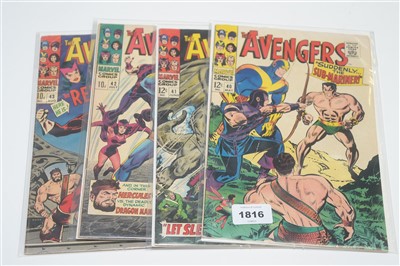 Lot 1816 - The Avengers Comics