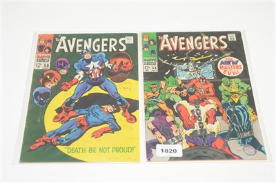 Lot 1006 - The Avengers No's. 49, 50, 51, 52, 53, 54 and 56