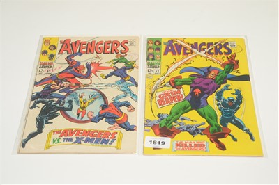 Lot 1819 - The Avengers  Comics