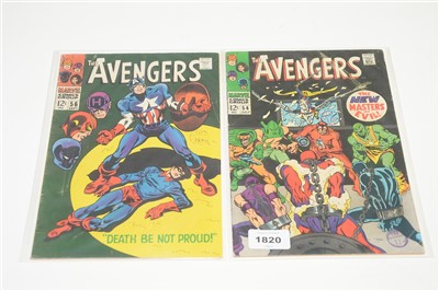 Lot 1820 - The Avengers Comics