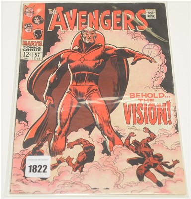 Lot 1822 - The Avengers No.57 Comic