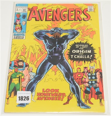 Lot 1826 - The Avengers No.87 Comic