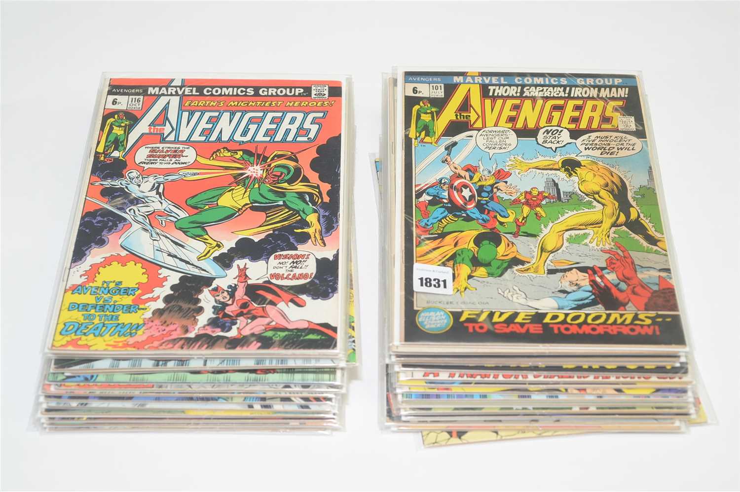 Lot 1831 - The Avengers Comics
