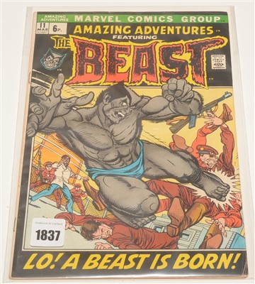 Lot 1837 - Marvel Comics Amazing Adventures Featuring The Beast