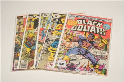 Lot 1843 - Black Goliath Comics