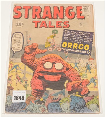 Lot 1848 - Strange Tales No.90 Comic