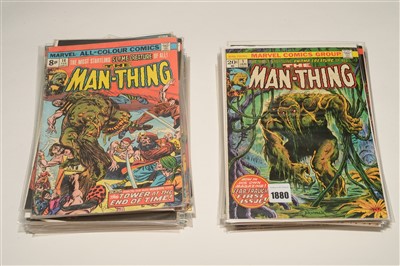 Lot 1880 - The Man-Thing Comics