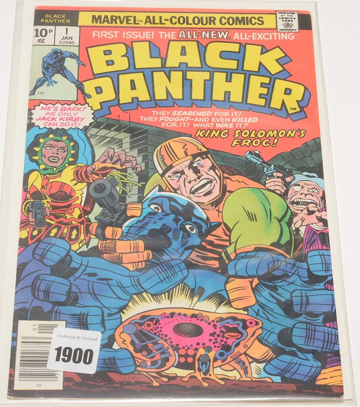 Black store Panther comics Lot