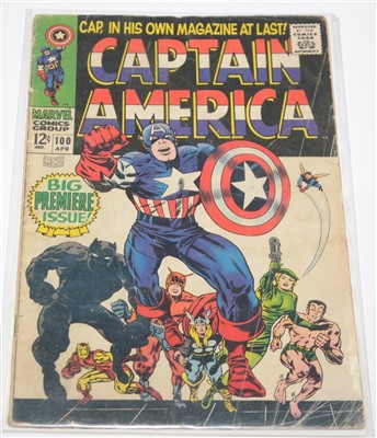 Lot 1892 - Captain America No. 100 Comic