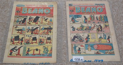 Lot 1233 - The Beano Comics