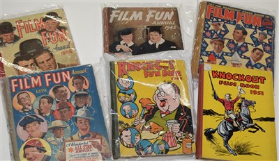 Lot 1660 - Knockout and Film Fun Annuals