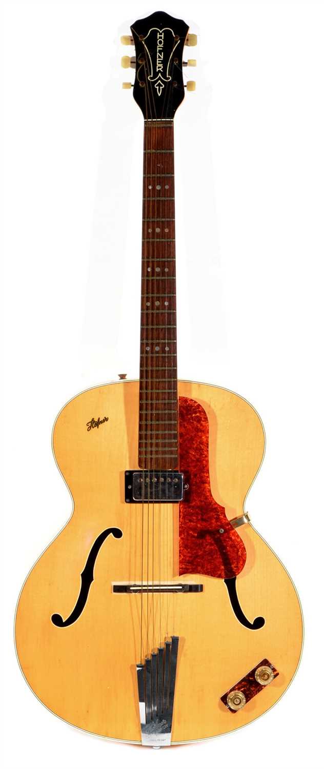 Lot 53 - 1958 Hofner Senator archtop guitar