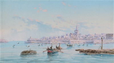 Lot 545 - Vincento D'Esposito - watercolour.