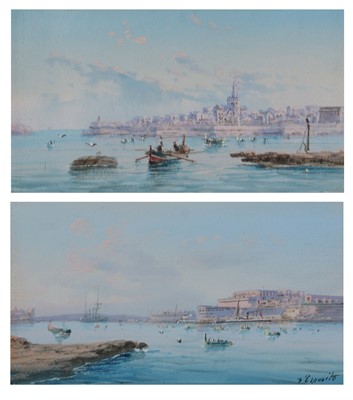 Lot 545 - Vincento D'Esposito - watercolour.