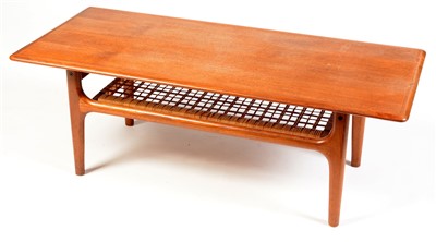Lot 1596 - Trioh, Made in Denmark: a 1960's teak coffee table.
