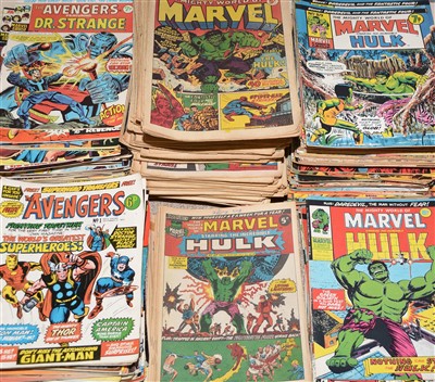 Lot 1099 - British Marvel re-print comics