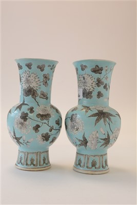 Lot 364 - Pair of Chinese Dayazhai vases