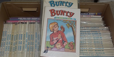 Lot 923 - Bunty for Girls, and Mandy for Girls annuals
