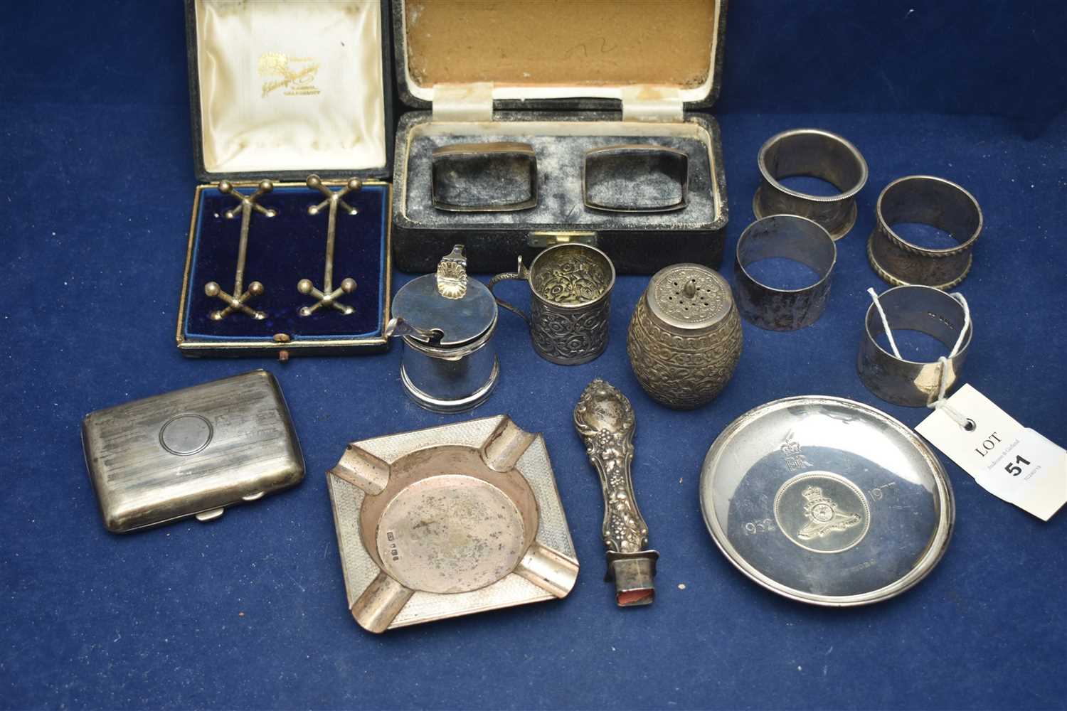 Lot 51 - Silver items
