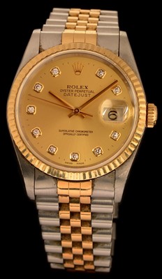 Lot 46 - Rolex Datejust 16233 wristwatch with box, papers and tags (serial number to be checked)
