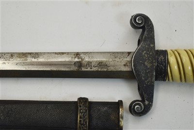 Lot 1624 - German Second World War Officer's dress knife