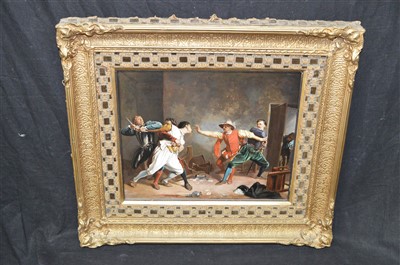 Lot 577 - After Jean Louis Ernest Meissonier - oil.