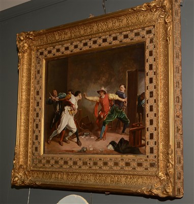 Lot 577 - After Jean Louis Ernest Meissonier - oil.