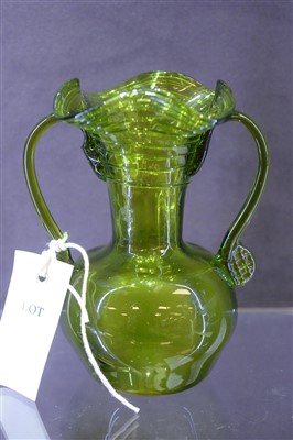 Lot 294 - Two glasses and a vase