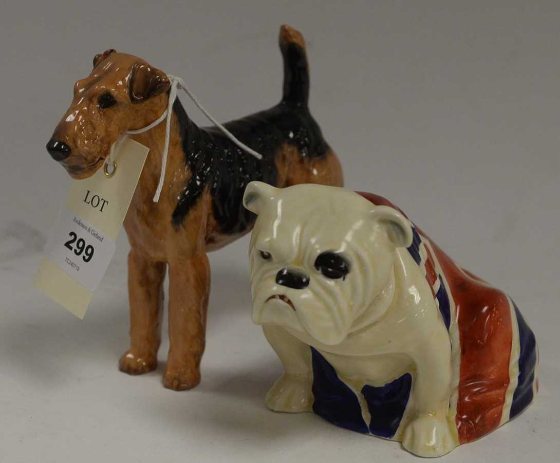Lot 299 - Two Royal Doulton dog figurines
