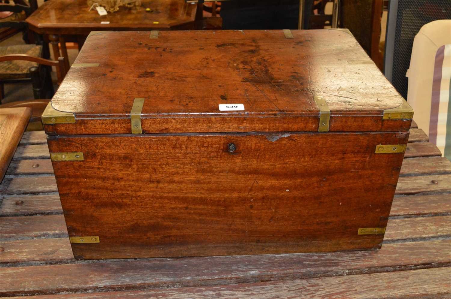 Lot 539 - Wooden chest
