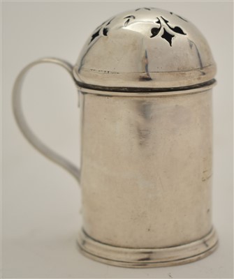 Lot 231 - George I silver pepperette