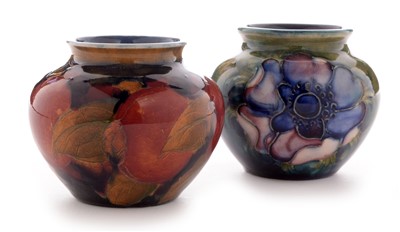 Lot 449 - Moorcroft pomegranate vase, another with Anenomes