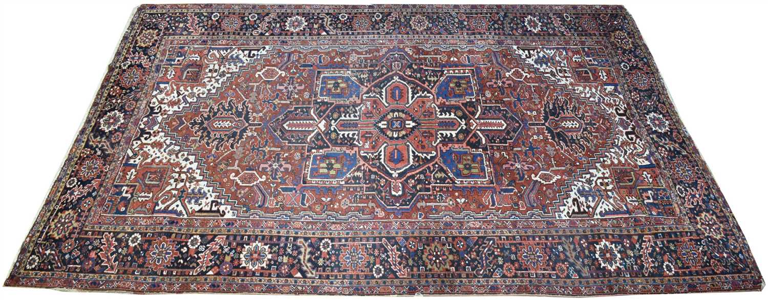 Lot 895 - Heriz carpet