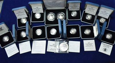 Lot 87 - Silver proof coins
