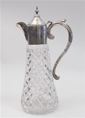 Lot 201 - A Silver Mounted Claret Jug