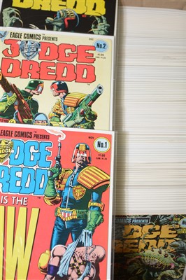 Lot 1884 - Eagle Comics, Judge Dredd and other comics.