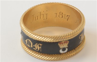 Lot 128 - Duke of Northumberland mourning ring