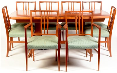 Lot 1578 - Gordon Russell table and eight chairs.
