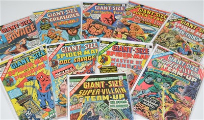 Lot 1794 - Fantastic Four and Marvel Giant-Size comics.