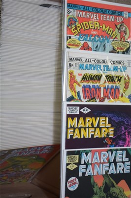 Lot 1749 - Marvel Fanfare comics.