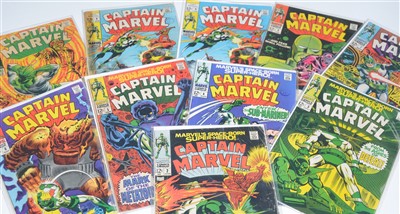 Lot 1799 - Captain Marvel comics.